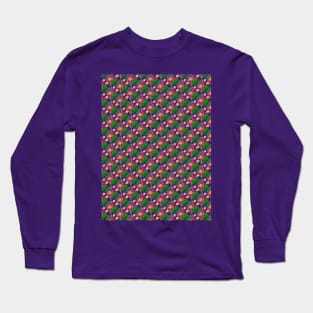 Flamingo Leaves Pattern Long Sleeve T-Shirt